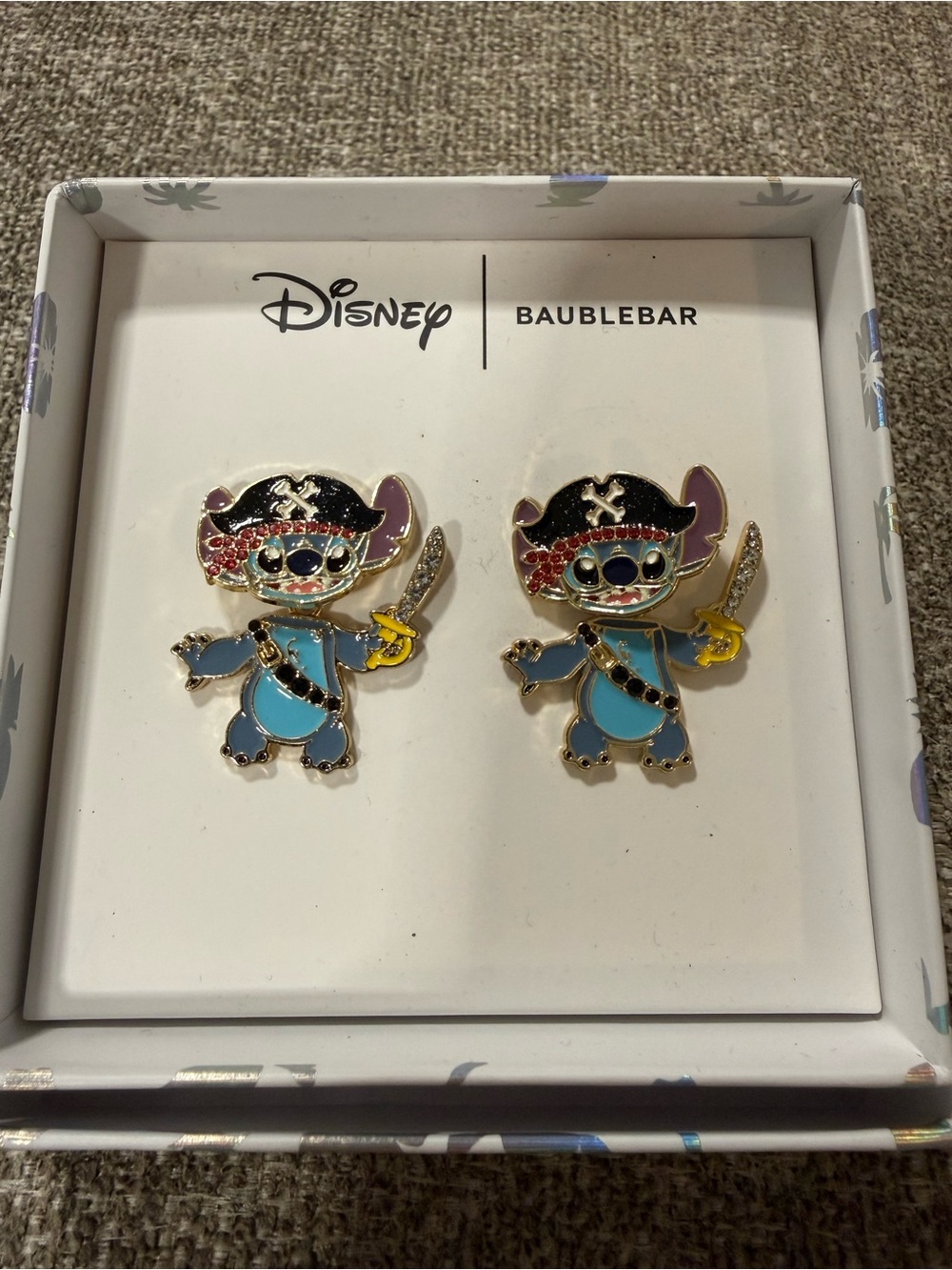BaubleBar Disney Stitch Pirate Earrings